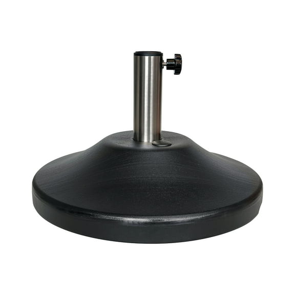 US Weight Premium 50 Pound Prefilled Umbrella Base for Patio Table - Black