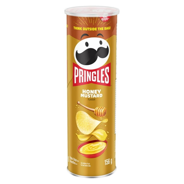 Pringles Honey Mustard Flavour Potato Chips 156g - Walmart.ca