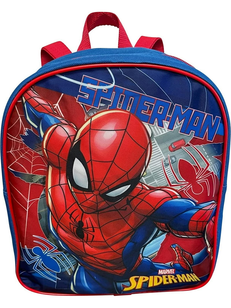 Ruz Spider-man Toddle Boy 12 Inch Mini Backpack (Blue-Red) Ruz Spider-man Toddle Boy 12 Inch Mini Backpack (Blue-Red)