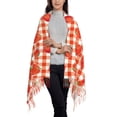 thumbnail image 2 of Sikiie Tomatoes And Chili Shawl Wraps Big Scarf Tassel Fall Winter Thick Scarf Warm Shawl Women Fall Gifts, 2 of 8