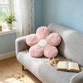 thumbnail image 6 of ShaoXinWan Cute 5 Petal Flower Shaped Plush Throw Pillow, Soft Cloud Fluffy Decorative Floor Cushion, Girly Sofa Seat Pillow for Bedroom, Nursery, Reading Nook Layout, 6 of 6