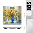 thumbnail image 2 of Bathroom Scale, Highly Accurate Digital Body Scale,Precisely Measures Weight up to 400 lbs-Bouquet Of Sunflowers In Antique Blue Vase Stands, 2 of 4