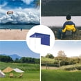 thumbnail image 4 of tredstone Foldable Pop Up Canopy Professional Instant Shelter Easy Installment Practical Sunscreen Gazebo Tents Shading Cloth for Garden Red, 4 of 9