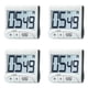 thumbnail image 1 of 4X Temporizador de Cocina Digital y Cronómetro, Dígitos en , Operación Simple, Alarma Fuerte, Soporte Magnético para Cocinar y en el Aula, 1 of 5