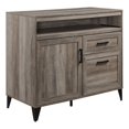 thumbnail image 1 of 42" Stylish Wood Secretary Desk - Gray Wash, 1 of 8