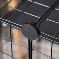 thumbnail image 2 of Valla para mascotas, juego de 24 piezas de metal, corral para mascotas pequeñas con puerta, parque modular, jaula para gatitos, cachorros, conejos y c, 2 of 8