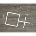 thumbnail image 2 of Ekena Millwork 21 3/8"W x 11 3/8"H x 3/8"T Small Burnett Decorative Fretwork Wall Panels in Architectural Grade PVC, 2 of 9