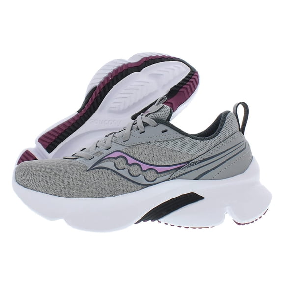 Saucony Women's Odysseus Running Shoe, Charcoal/Sky, 5.5