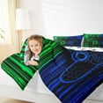 thumbnail image 4 of Feelyou Green Blue Gamepad Bedding Comforter Set, Video Gaming Gamer Twin Comforter Sets, Teens Kids Boys Girls Reversible Bedding Set, Luxury Bedroom Decor, 2 Pieces, 4 of 8