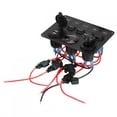 thumbnail image 2 of Rocker Switch Panel, Universal Digital Voltmeter Overload  For Ship For Yacht For Truck For 12V And 24V Vehicle For  Red, 2 of 8