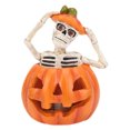 thumbnail image 1 of Adorno Calavera Calabaza Iluminada Adornos (C), 1 of 9
