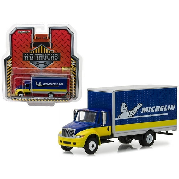 2013 International Durastar Box Van "Michelin Tires" "HD Trucks" Series 12 1/64 Diecast Model by Greenlight