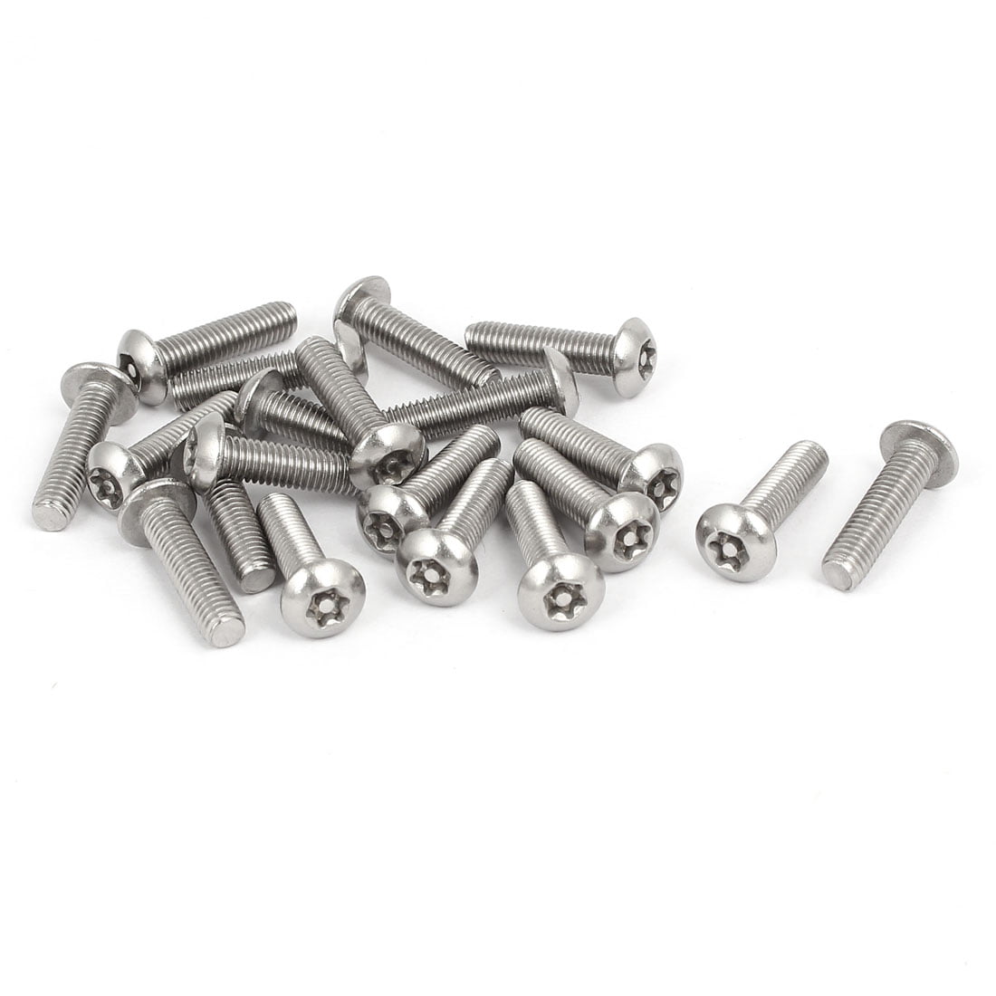 Stainless Steel Tamper Proof Security Button Head Screw 4/40 x 3/8 25/PCS 