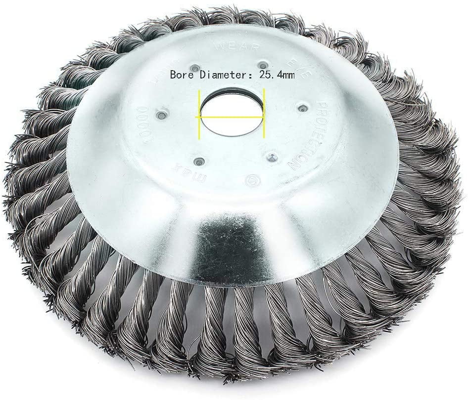 XUANYI Weed Joint Brush Weed Brush, 8 Inch Rotary Weed Brush Joint