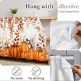 thumbnail image 5 of Orange Pumpkins Fall Pantry Cabinet Curtains 28''x51'',Thanksgiving Eucalyptus Leaf Botanical Sink Skirt for Bathroom Kitchen Tall Utility Cabinet,Laundry Privacy Drape Waterproof Dishwasher Curtains, 5 of 9