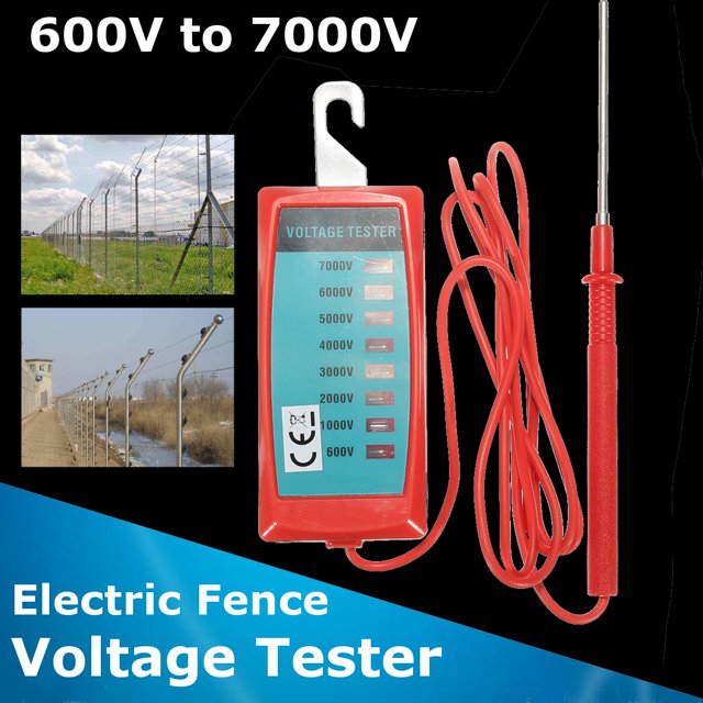 Electric Fence Tester Voltage Power Current Testing Measure 600V?7000V