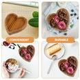 thumbnail image 4 of RUNROTOO Wood Plate for Women and Men 2Pcs 8.3X7.9X0.8In, 4 of 6