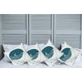 thumbnail image 2 of Ambesonne Ocean Throw Pillow Cover 4 Pack, Whale and Stars Old Ship, 24", Teal White, 2 of 7