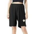thumbnail image 3 of QAFOPEH Women Daisy Print Elastic Waist Side Pocket Shorts, 3 of 6