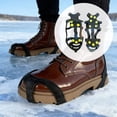 thumbnail image 4 of Ice For Shoes Silicone Ice Cleats For Sidewalks Stretch Over Boots | Portable Lightweight Traction With General Compatibility, 4 of 8