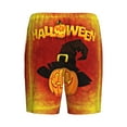 thumbnail image 5 of Easygdp Halloween Pumpkin Men's Short Pajama Pants, Sleep Shorts, Household Pants, Casual Pants with Pockets - Small, 5 of 9