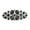 Black, variant on Gorgeous Navy Blue Rhinestone Crystal Floral Hair Barrette Clip