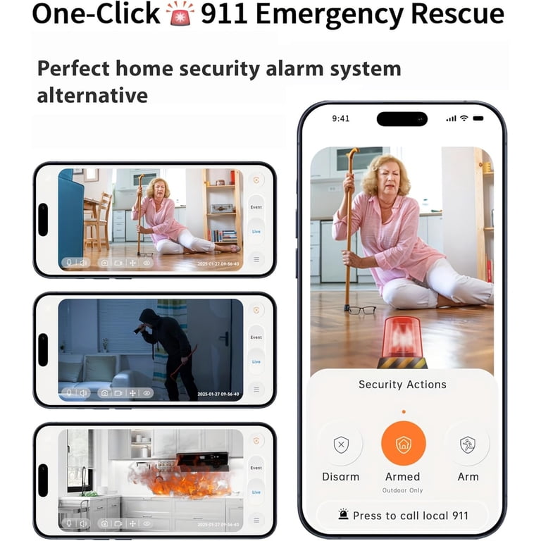 Jqimn 2K Indoor Wi-Fi Security Camera with AI photo 3