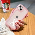 thumbnail image 3 of TIAN LI for iPhone 15 Case, A-Z Initials Personalized iPhone 15 Case for Girl, Kawaii Stylish Protective iPhone 15 Case for Women - Pink-K, 3 of 6