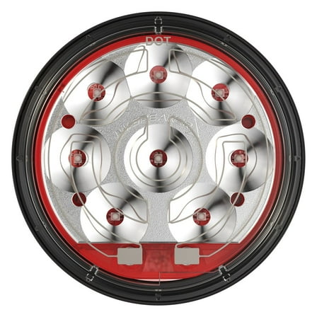 J.W. Speaker 0347861 - 234 Series 4" Round Chrome LED Tail Light