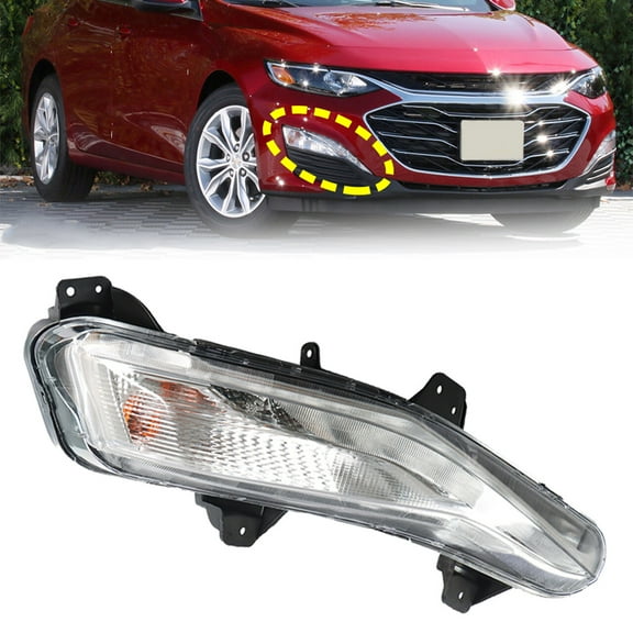 Fog Light Lamp Housing Assembly (Front Right Passenger Side) Fit for Chevy Chevrolet Malibu 2019-2022