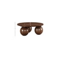 thumbnail image 3 of Meridian Furniture Fitch Brown Oak Veneer Coffee Table, 3 of 6
