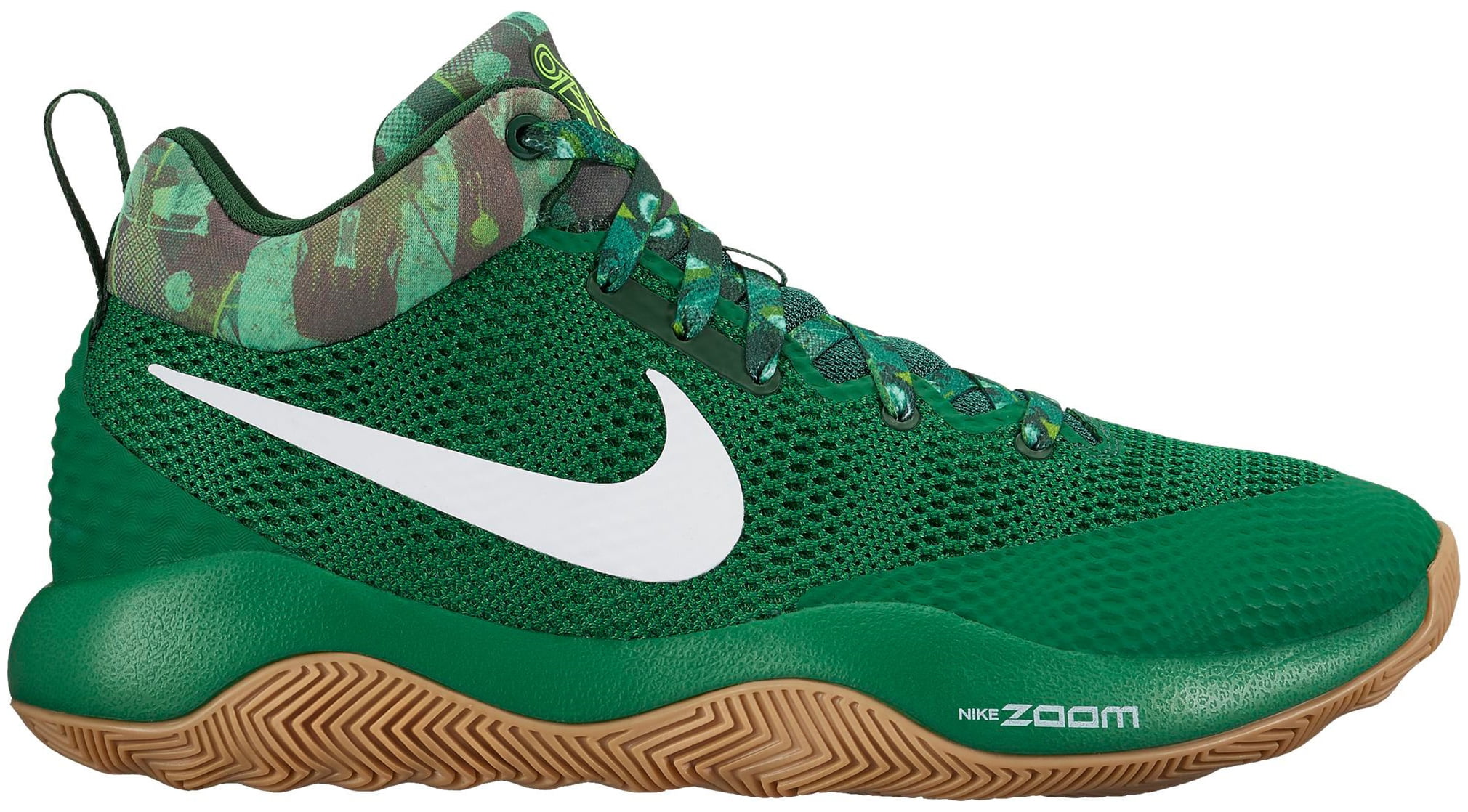 Correo aéreo Pinchazo Ropa Nike Men's Zoom Rev 2017 Basketball Shoes - Green/White - 10.5 - Walmart.com