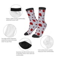 thumbnail image 3 of Naloa Ladybug Kids Socks Unisex Kids and Toddlers' Crew Socks, ,1 Pairs, 3 of 5