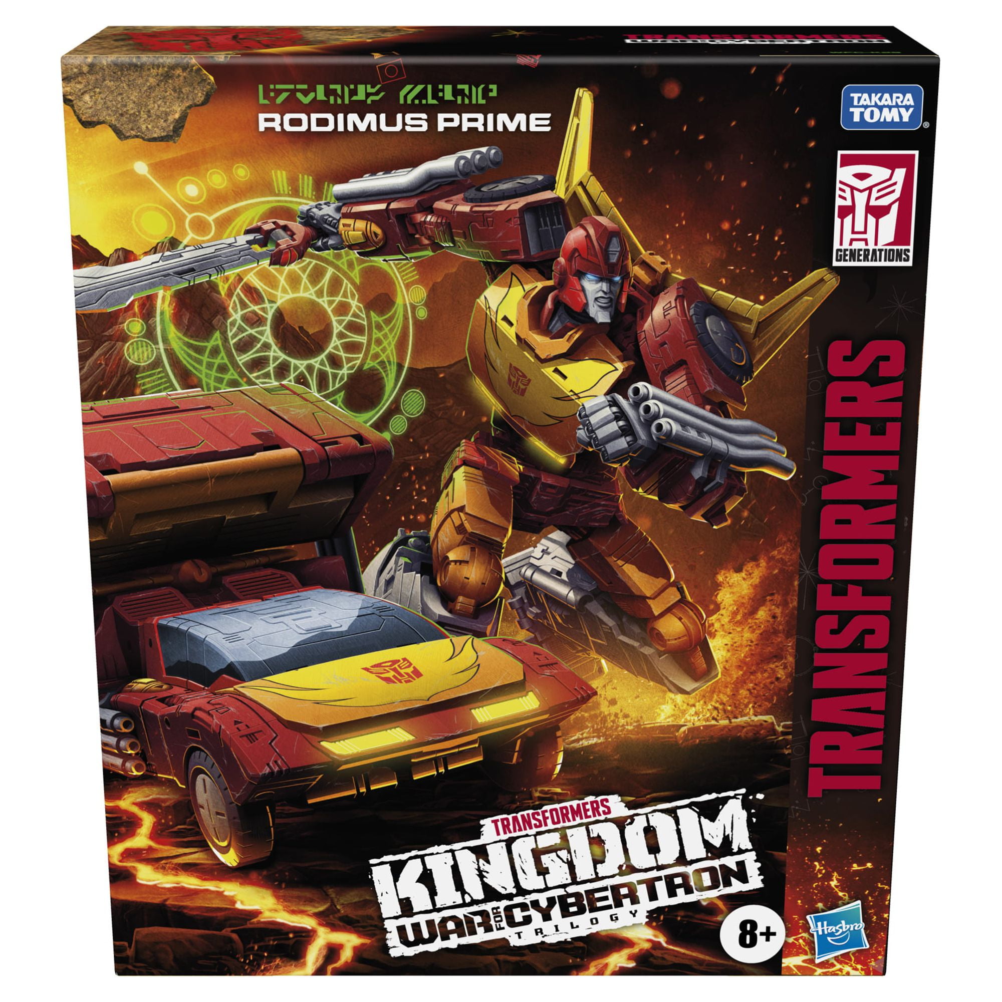 Transformers: Kingdom War for Cybertron Rodimus Prime Kids Toy Action Figure for Boys and Girls (12”)