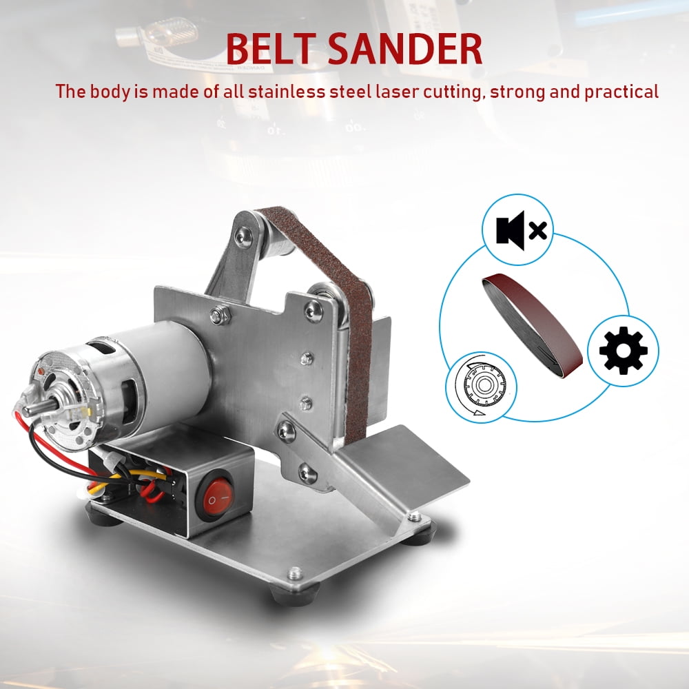 Small DIY Polishing Machine Multifunctional Grinder Mini Electric Belt Sander