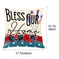thumbnail image 3 of Fundas de almohada florales patrióticas para el Día de la Independencia: fundas decorativas para cojines de verano para sofá, cama, sala de estar y decoración de fiestas en el patio., 3 of 6