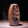 thumbnail image 2 of Ceramic Waterfall Backflow Incense Burner Censer Holder Decor Gift Zen, 2 of 6