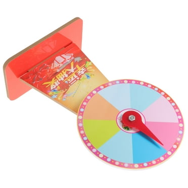 HILABEE Color Rotating Wheel Fortune Wheel Editable Portable Roulette ...