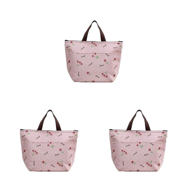 Qarigey Fiambrera térmica, bolsa de transporte, estuche aislado con bolsillo con cremallera, bolso plegable lavable para mujeres y niños para Type1 NO1