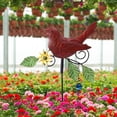 thumbnail image 5 of Metal Decorative Garden Stakes for Indoor and Outdoor, Colorful Flower Yard Decor, Embossed Metal Birds and Flowers Garden Stakes for Patio, Lawn, and Home Decor, Weatherproof Garden Art Decorations, 5 of 8