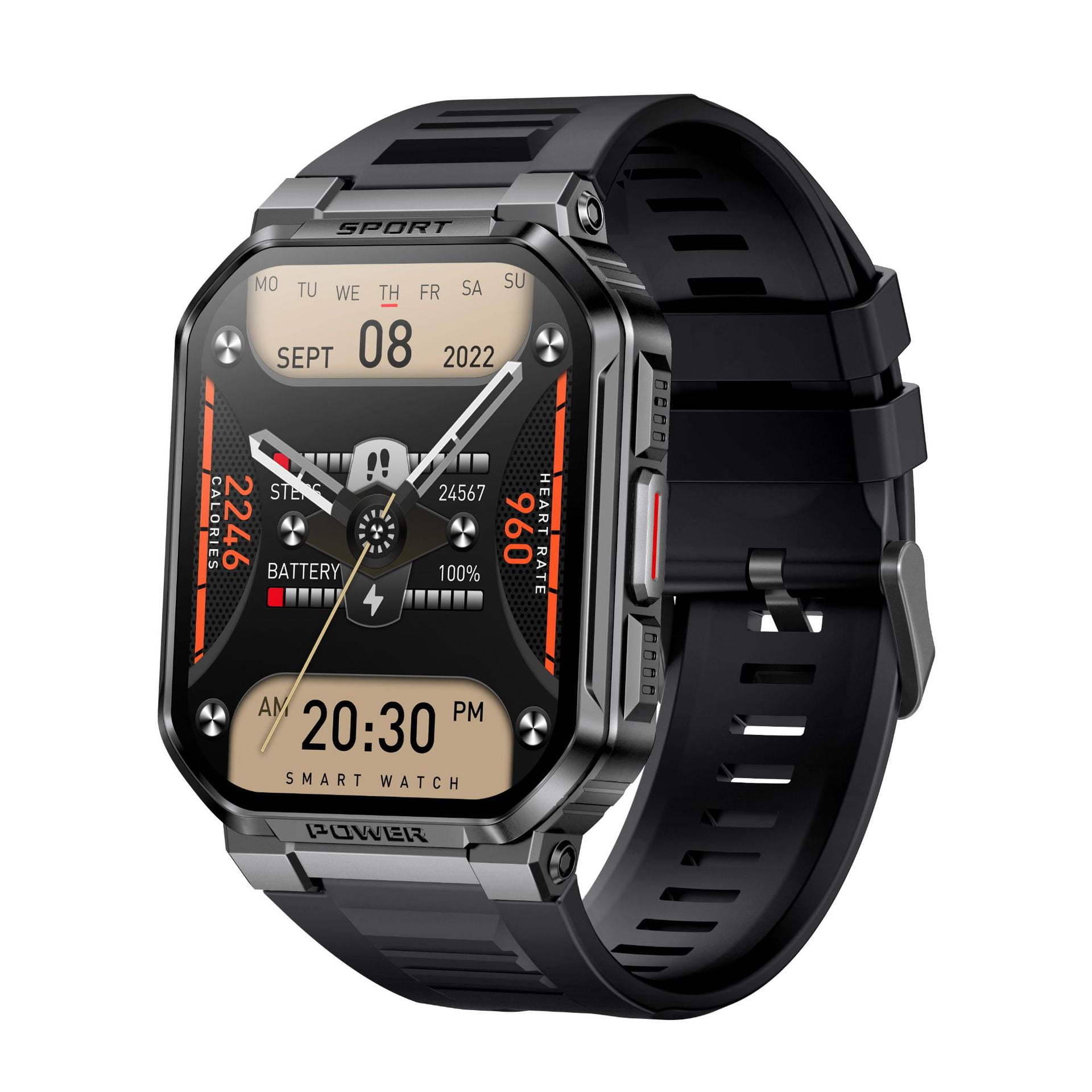 Dedaqian MK67 smart watch Bluetooth call three proof sports outdoor Walmart