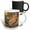 Multicolor, variant on 3drose, Painting of an Elegant Farmyard Rooster with Distinct Comb and Wattle, 11oz Two-tone Yellow Mug
