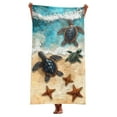 thumbnail image 2 of purcolt Beach Towel for Adults & Kids, Extra Large Quick Dry Absorbent Microfiber Oversized Lightweight Thin Towels for Vacation Beach Pool Swimming, 30"x60", 2 of 9