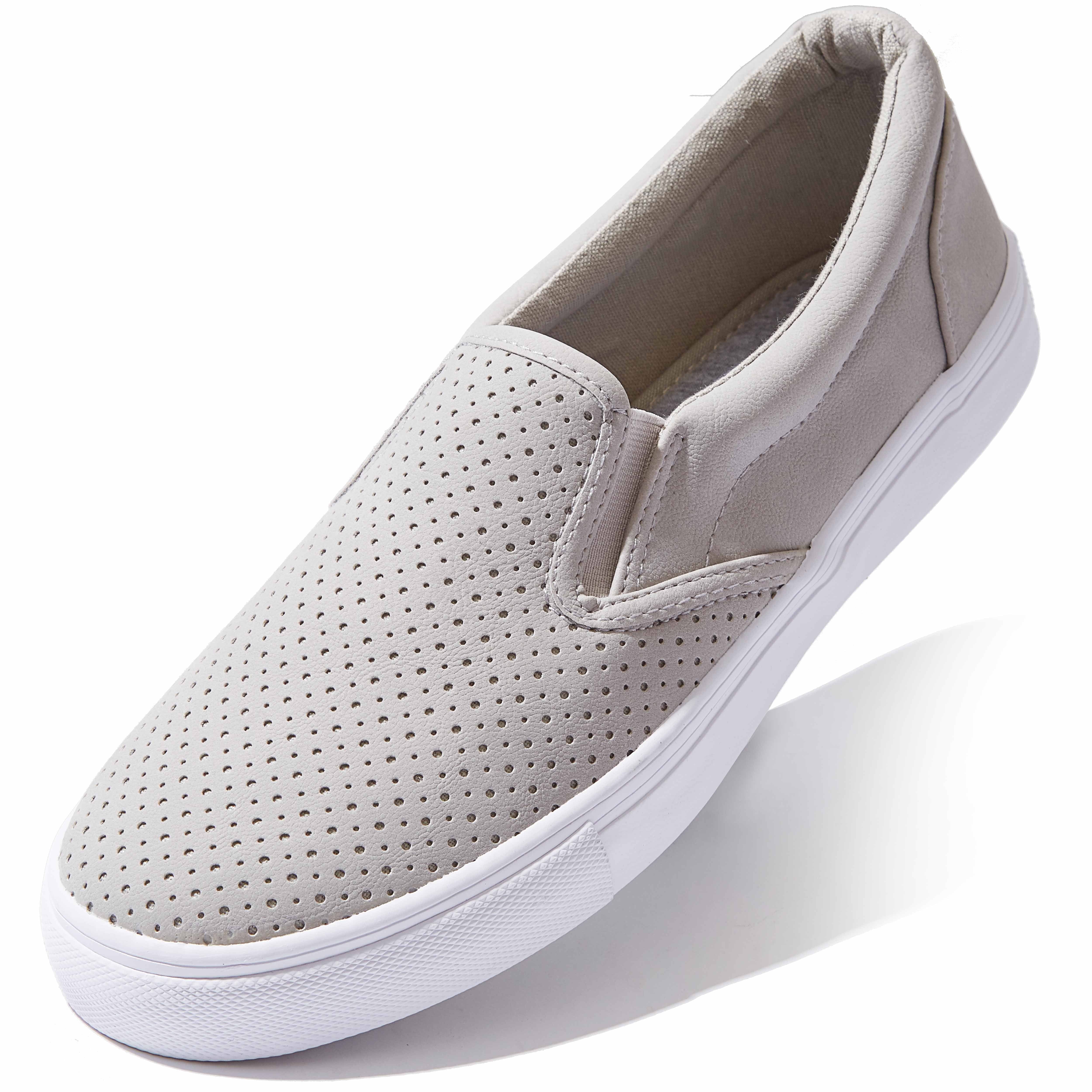 Pinhole Cushioned Sneakers Low Top Slip 