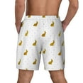 thumbnail image 4 of Fotbe Gold Rabbit Men’s Swim Trunks Quick Dry Swim Shorts Board Shorts with Mesh Lining-Large, 4 of 9