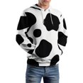 thumbnail image 5 of Cow Print Men's Women Vintage 3D Hooded Sweatshirt - All-Season Loose Fit Streetwear, 5 of 6