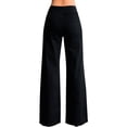 thumbnail image 2 of Jeans de pierna ancha para mujer, casuales, de cintura alta, elásticos, holgados, pantalones de mezclilla sueltos, negros, talla XX-Large., 2 of 4