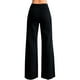 thumbnail image 2 of Jeans de pierna ancha para mujer, casuales, de cintura alta, elásticos, holgados, pantalones de mezclilla sueltos, negros, talla X-Large., 2 of 4