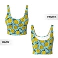 thumbnail image 5 of Naloa Lemon Sports Bras for Women, High Support Bra with Removable Pads, Comfortable - XX-Large, 5 of 9