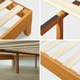 thumbnail image 6 of Zinus Alexia 12" Deluxe Wood Platform Bed Frame, Rustic Pine, Queen, 6 of 10